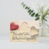 Weihnachtskarte Herzlich suese Weihnachtsgruese ポストカード (スタンド正面)