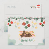 Weihnachtskarte Hund ポストカード (正面/裏面)
