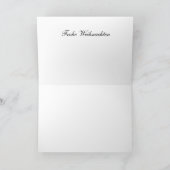 Weihnachtskarte/Innentext "Teddys mit Geschenken" シーズンカード (内部)