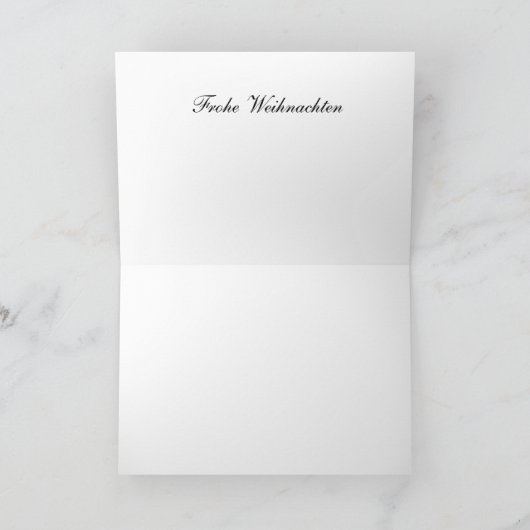 Weihnachtskarte/Innentext "Teddys mit Geschenken" シーズンカード (内部)