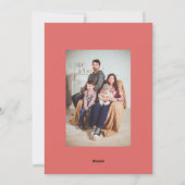 Weihnachtskarte mit deinen eigenen Fotos - Vorlage シーズンカード (裏面)