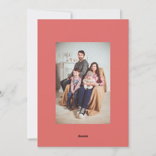 Weihnachtskarte mit deinen eigenen Fotos - Vorlage シーズンカード (裏面)