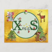 Weihnachtskolage Postkarte ポストカード (正面)