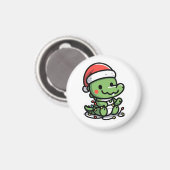 Weihnachtskrokodil マグネット (正面/裏面)