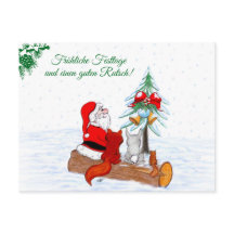 Weihnachtsmann KaninchenキツネEichhhernchen, Deutsch