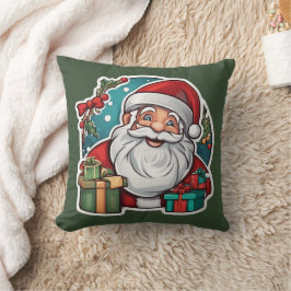 Weihnachtsmann mit Geschenken -  クッション