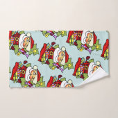 Weihnachtsmann mit Geschenken ハンドタオル (ハンドタオル)
