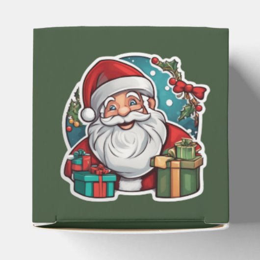 Weihnachtsmann mit Geschenken -  フェイバーボックス (上部)