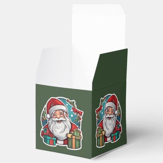 Weihnachtsmann mit Geschenken - フェイバーボックス (オープン)