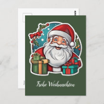 Weihnachtsmann mit Geschenken - 
