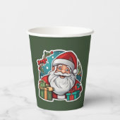Weihnachtsmann mit Geschenken - 紙コップ (裏面)