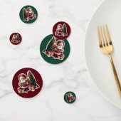 Weihnachtsmann mit Tannenbaum in 3D -  コンフェッティ (グループ)