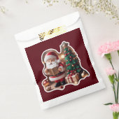 Weihnachtsmann mit Tannenbaum in 3D -  フェイバーバッグ (封をした状態)