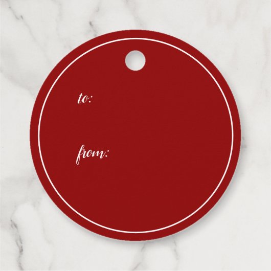 Weihnachtsmann mit Tannenzweigen - フェイバータグ (裏面)