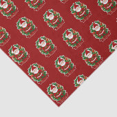 Weihnachtsmann mit Tannenzweigen - 薄葉紙 (詳細)