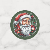 Weihnachtsmannkopf mit Kranz -  コンフェッティ (スモール正面)