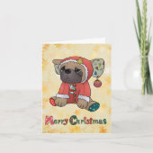 Weihnachtsmops シーズンカード (正面)