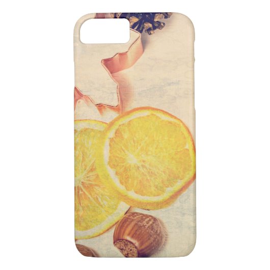 Weihnachtsmotiv mit Fruchten... Case-Mate iPhoneケース (裏面)