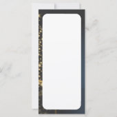 Weihnachtsmotiv mit goldenem Weihnachtsbaum (裏面)