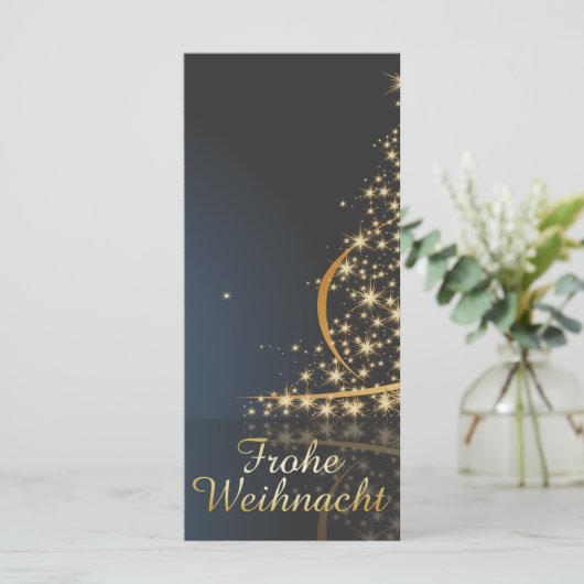 Weihnachtsmotiv mit goldenem Weihnachtsbaum (スタンド正面)