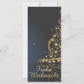 Weihnachtsmotiv mit goldenem Weihnachtsbaum (正面)