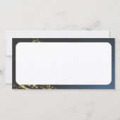 Weihnachtsmotiv mit goldenem Weihnachtsbaum (裏面)