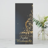 Weihnachtsmotiv mit goldenem Weihnachtsbaum (スタンド正面)