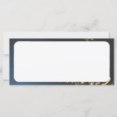 Weihnachtsmotiv mit goldenem Weihnachtsbaum (裏面)