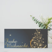 Weihnachtsmotiv mit goldenem Weihnachtsbaum (スタンド正面)