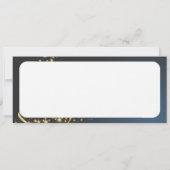 Weihnachtsmotiv mit goldenem Weihnachtsbaum (裏面)