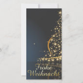 Weihnachtsmotiv mit goldenem Weihnachtsbaum (正面)