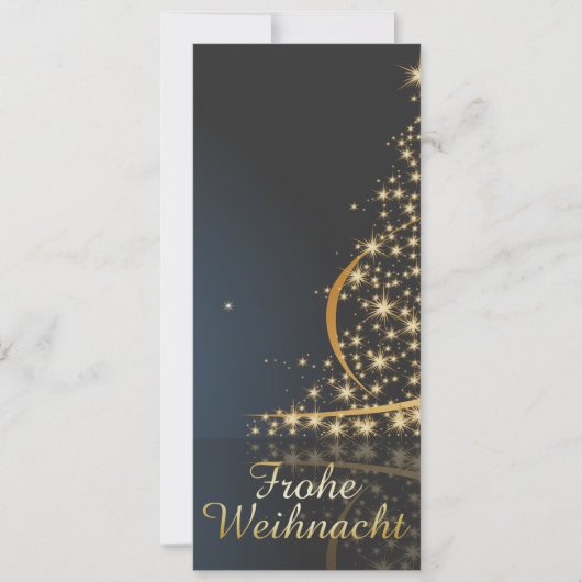 Weihnachtsmotiv mit goldenem Weihnachtsbaum (正面)