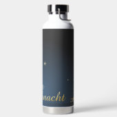 Weihnachtsmotiv mit goldenem Weihnachtsbaum ウォーターボトル (左面)