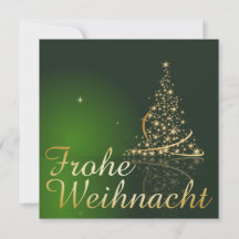 Weihnachtsmotiv mit goldenem Weihnachtsbaum