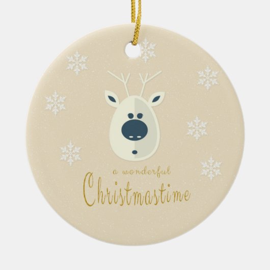 Weihnachtsmotiv No. 4 セラミックオーナメント (正面)