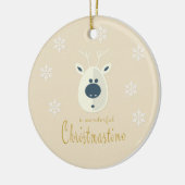 Weihnachtsmotiv No. 4 セラミックオーナメント (左)