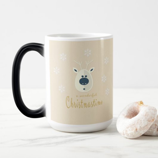 Weihnachtsmotiv No. 4 モーフィングマグカップ (ドーナツ)