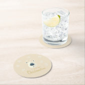 Weihnachtsmotiv No. 4  ラウンドペーパーコースター (インサイチュ)