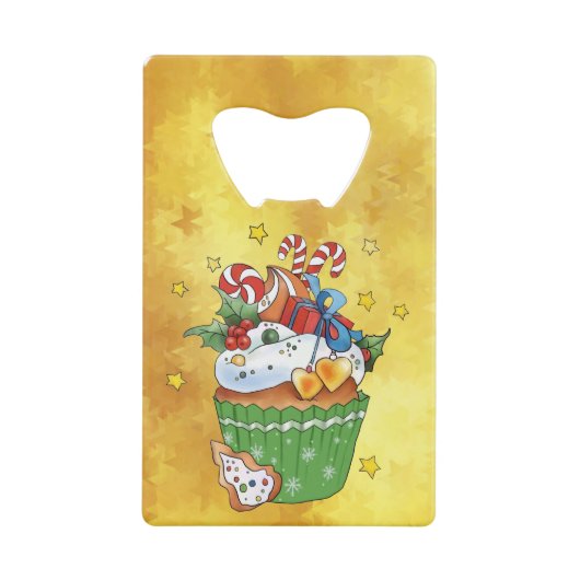 Weihnachtsmuffin  クレジットカード栓抜き (正面)