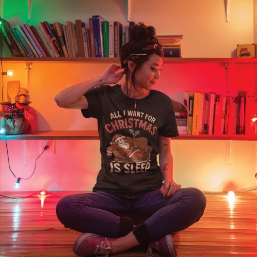 Weihnachtsruhe Sofa Santa Tシャツ