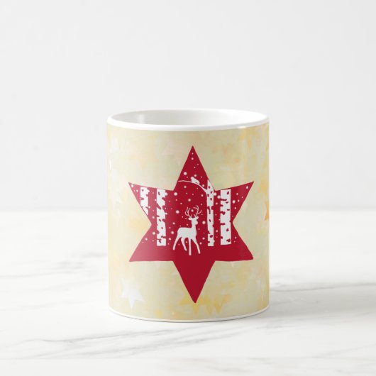Weihnachtsstern  コーヒーマグカップ (中央)