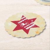 Weihnachtsstern  ペーパーコースター (アングル)