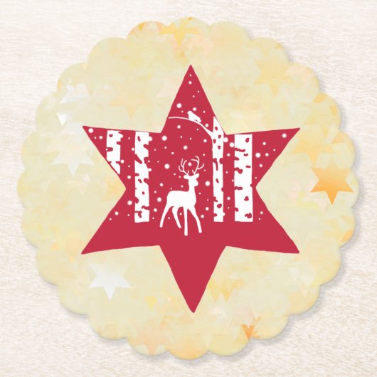 Weihnachtsstern  ペーパーコースター (正面)