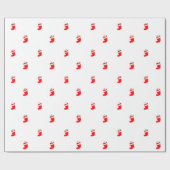 "Weihnachtsstiefel" Geschenkpapier ラッピングペーパー (フラット)