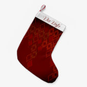 Weihnachtsstrumpf, Edles Design  スモールクリスマスストッキング (正面 (吊り時))