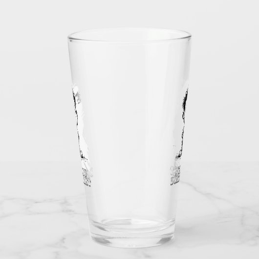 Weil du dumm bist – Ironisches Statement-Motiv タンブラーグラス (右)