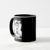 Weil du dumm bist – Ironisches Statement-Motiv マグカップ (正面左)