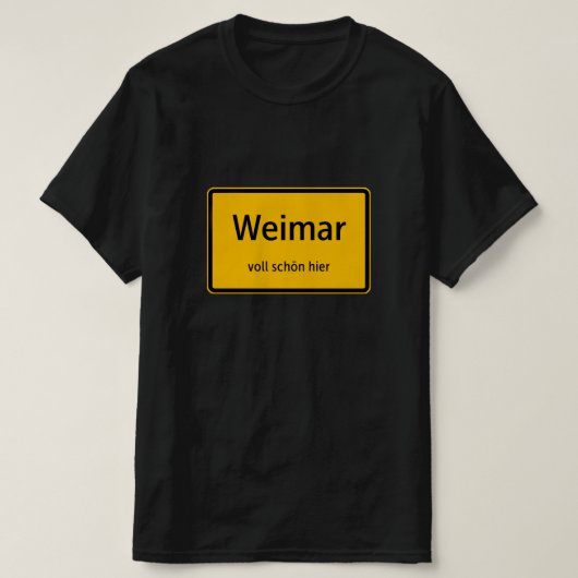 Weimar Herren Männer T-Shirt Tshirt Shirt Tシャツ (デザイン正面)