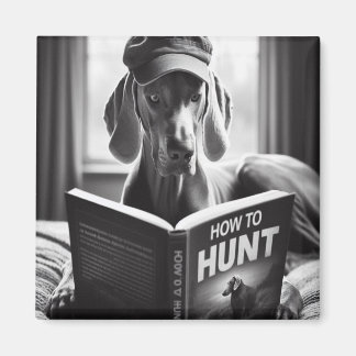 Weimaranerおもしろいの読狩り方法についての本 マグネット
