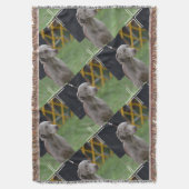 Weimaranerかわいい犬 スローブランケット (正面縦)